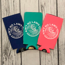 Load image into Gallery viewer, White Claw No Laws Slim Koozie