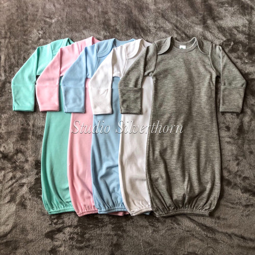Blank Baby Gowns